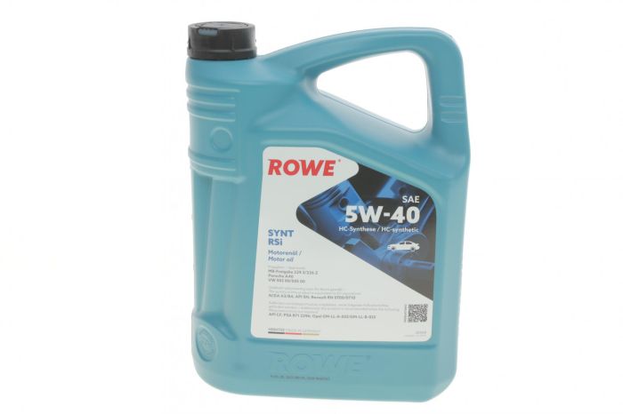 Моторне масло Rowe Hightec Synt RSi 5W-40 5л