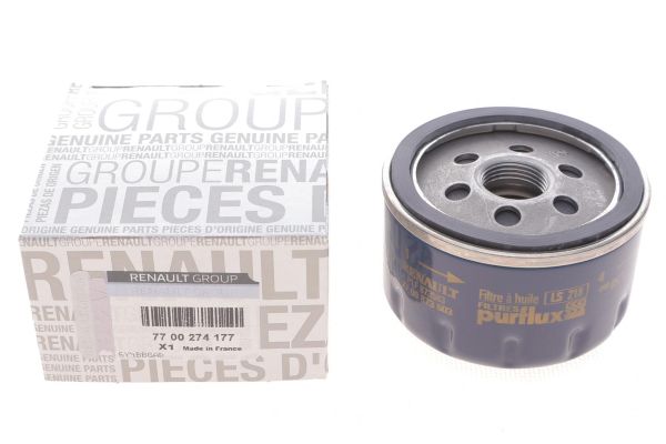 Фільтр масляний Renault (h=50mm, низький)